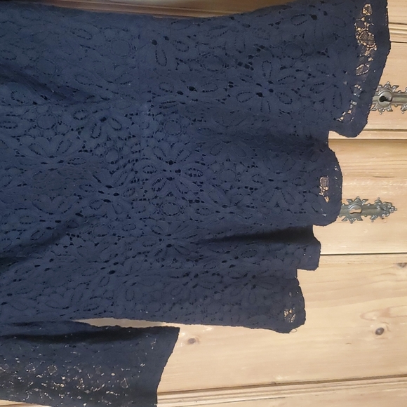 🎁 Anthropologie Moulinette Souers lace peplum top - Picture 6 of 8